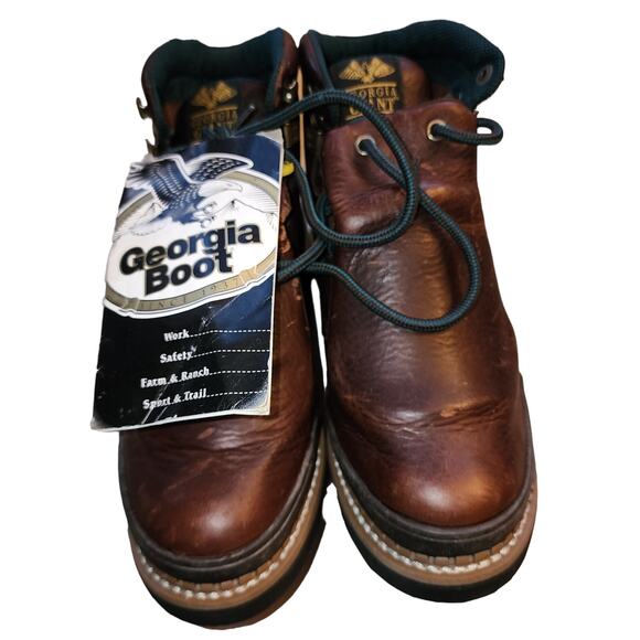 Women's Georgia Boots G3354 Steel Toe EH Met Guard Boots 8.5 - Picture 7 of 8